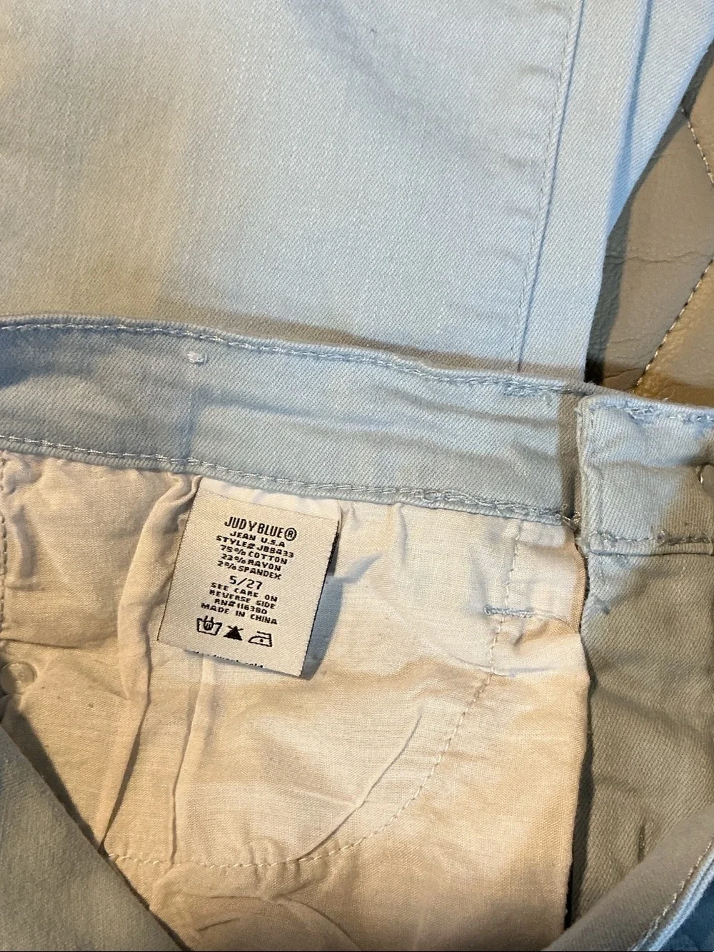 Judy Blue Pale Wash Skinny Jeans